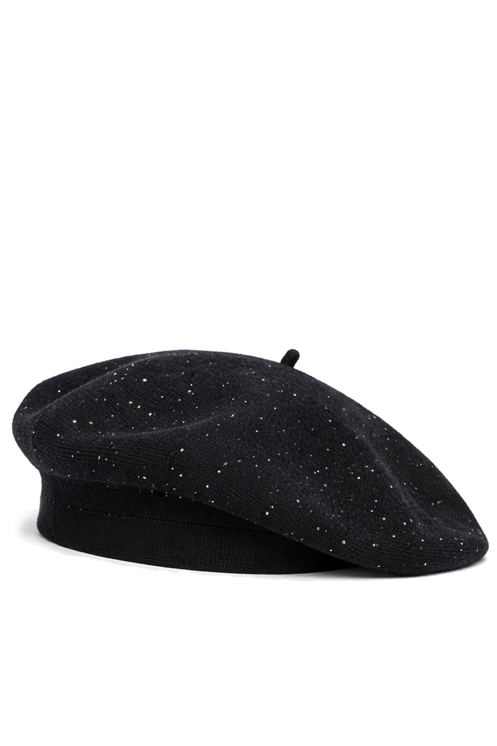 BASCO MAGLIA CON SEQUINS, 10%ANGORA 30%VI 60 %NY, MADE IN PRC        - BLACK